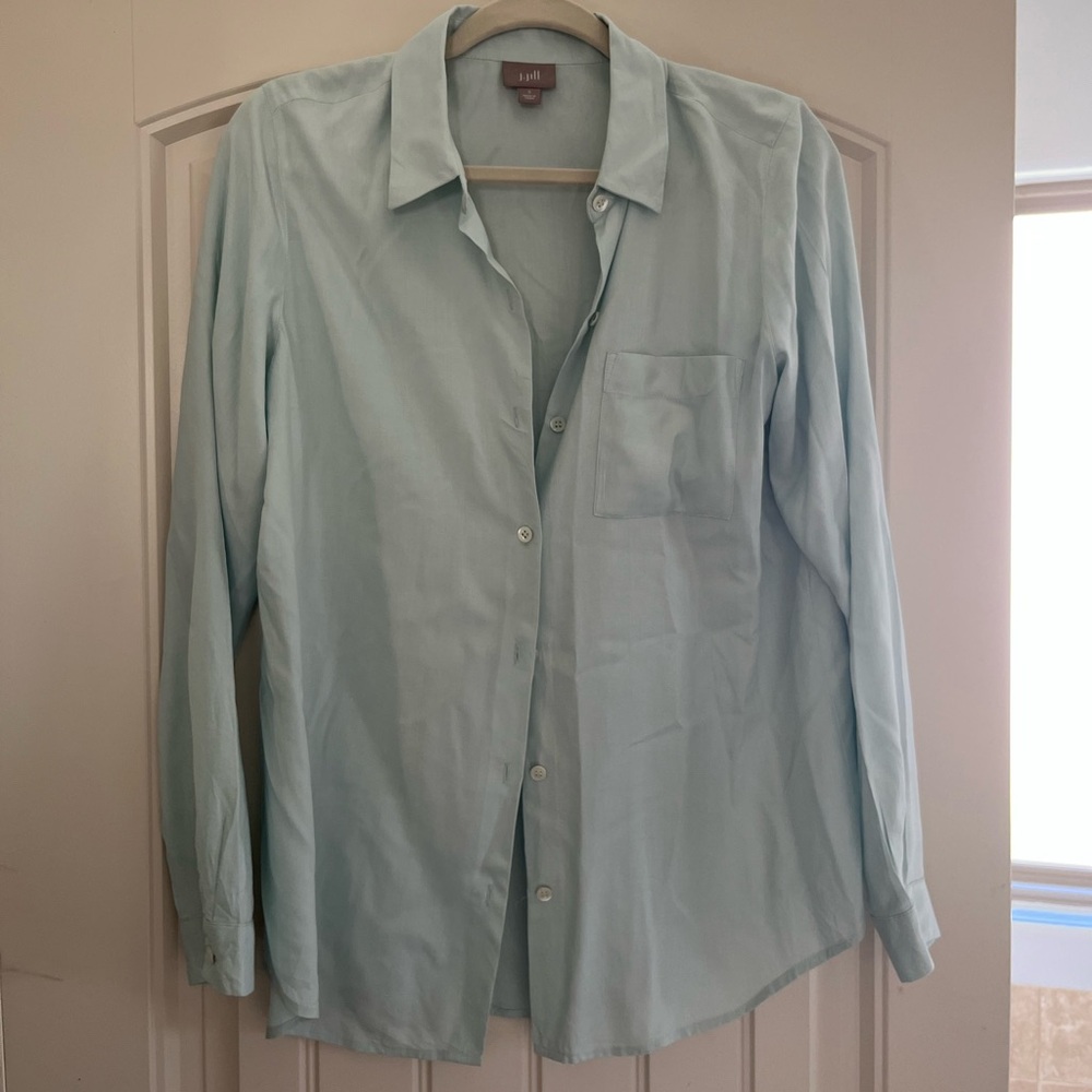 J.Jill light blue dress shirt